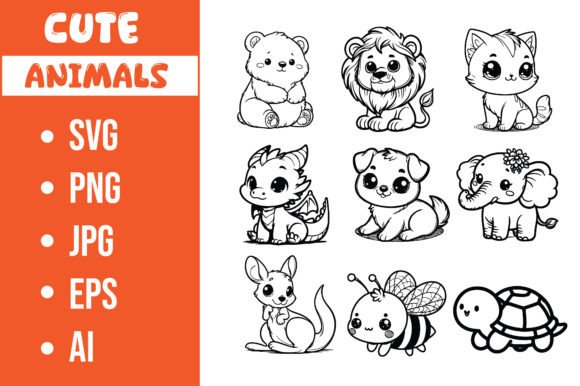 Animals Coloring Pages for Kids