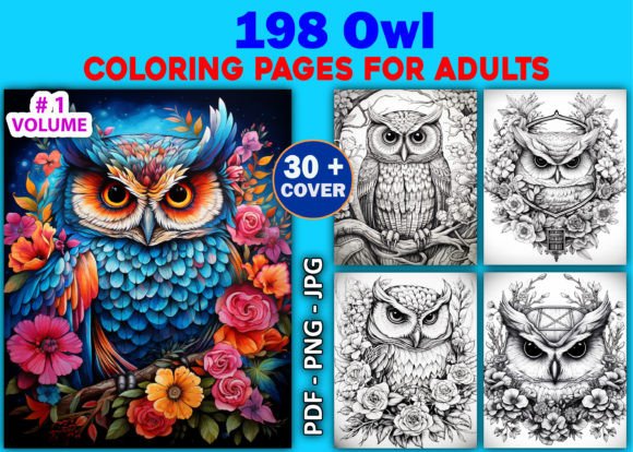Beautiful Owl Coloring Pages for Adults