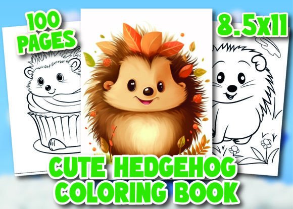 Cute Hedgehog Coloring Pages: Your All-in-One KDP Interior Solution for High-Content Success