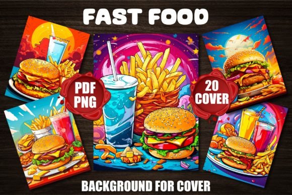Fast Food Backgrounds for Covers