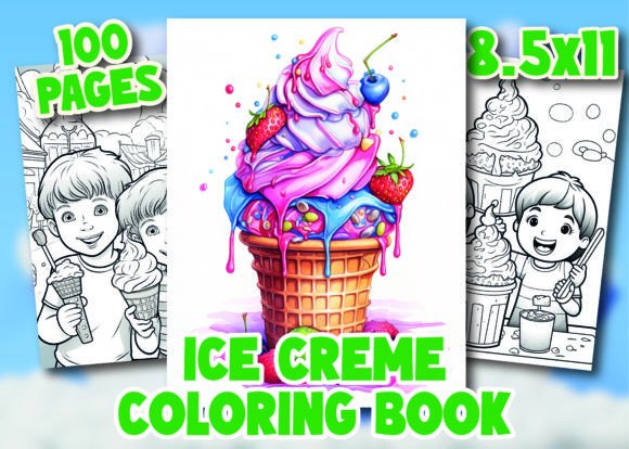 Ice Cream Coloring Pages for Kids