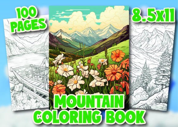 Mountain for Adult Coloring Page: A High-Resolution, KDP-Ready Interior Designed for Real Sales Momentum