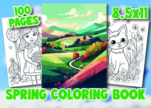 Spring Coloring Pages for Kids
